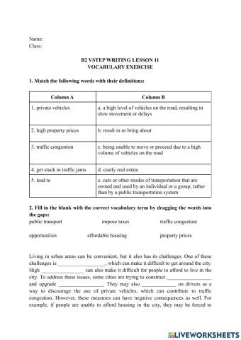 B2 VSTEP writing vocab L11