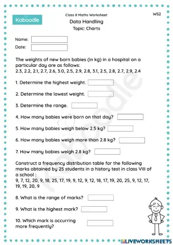 Data Handling (Charts)