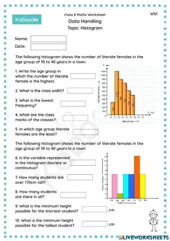 Data Handling (Histogram)