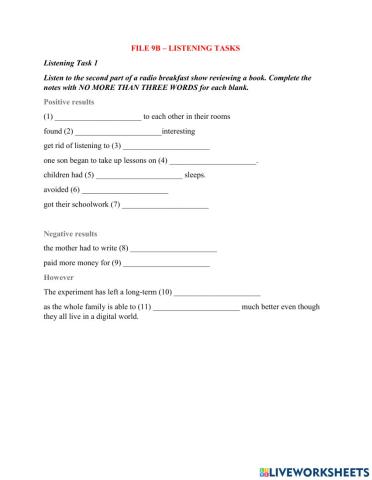 Gep6 file9b listening tasks