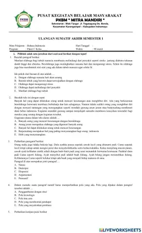 Sas bahasa indonesia