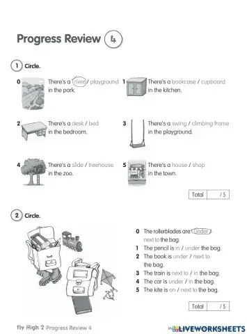 Fly High 2 Progress Review 4