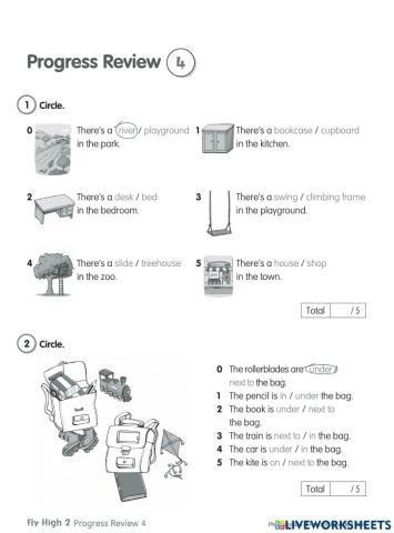 Fly High 2 Progress Review 4