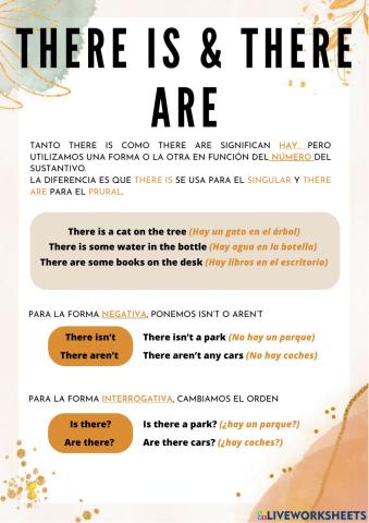 There is and There are