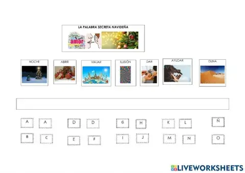 Palabra secreta navideña