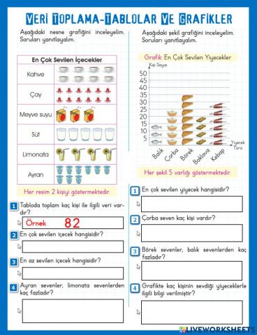 Veri Toplama, Tablolar Ve Grafikler