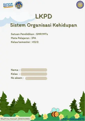 Sistem organisasi kehidupan