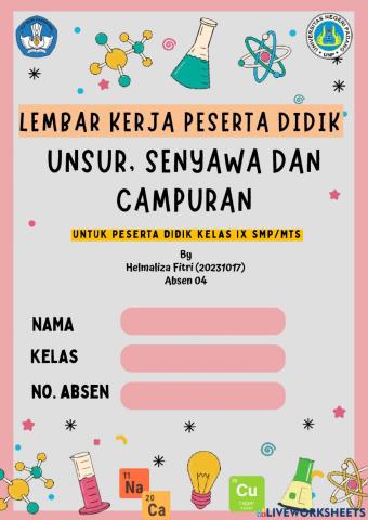 Unsur, Senyawa, dan Campuran