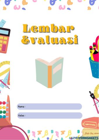 Lembar Evaluasi Bahasa Indonesia Bab 5