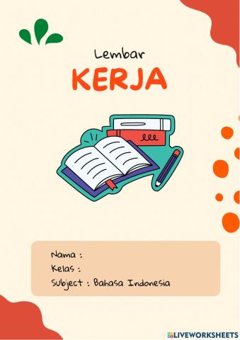 LKPD Bab 6 Bahasa Indonesia