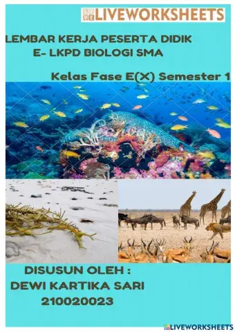 Evaluasi LKPD Keanekaragaman Hayati