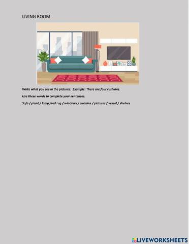 There is and there are parts of the house