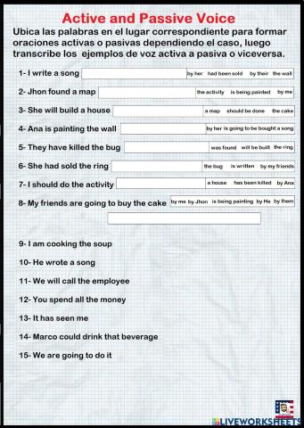 Active and Passive Voice