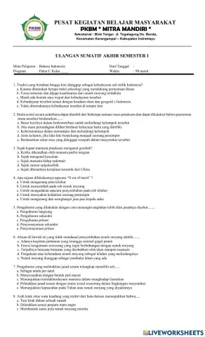 Sas sejarah indonesia