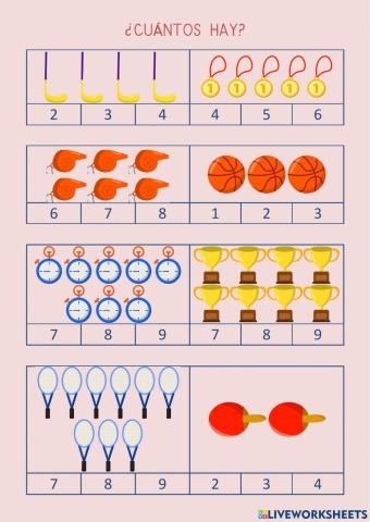 Los números hasta el 10