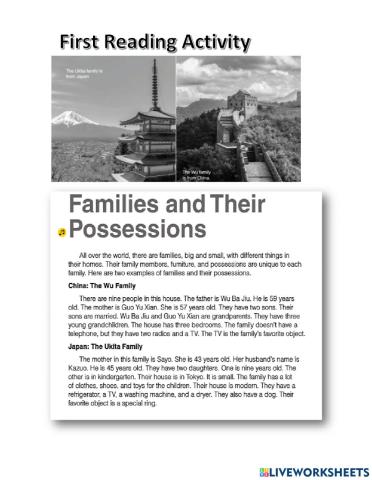 Family's possessions