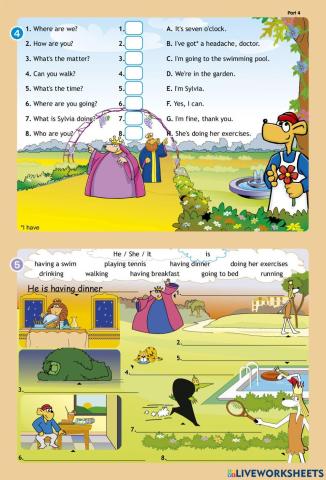 Muzzy: What is he-she doing?