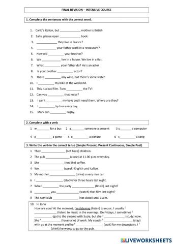 Elementary - English file