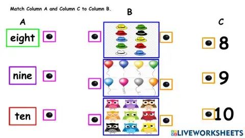 Numeral and Number Words 8 -10