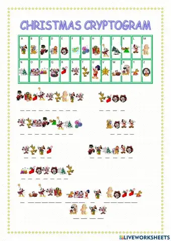 Christmas cryptogram