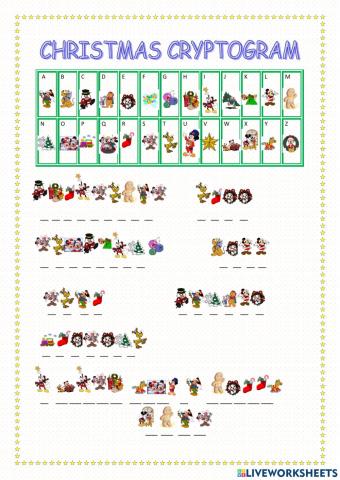 Christmas cryptogram
