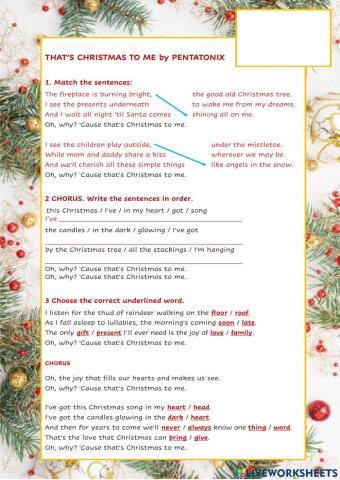 That's Christmas to me - PENTATONIX