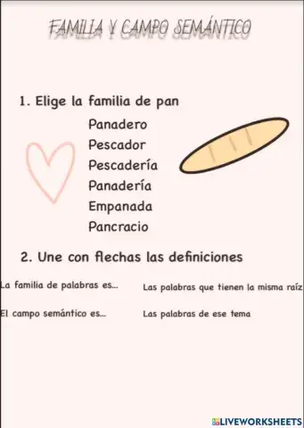 Familia y campo semántico