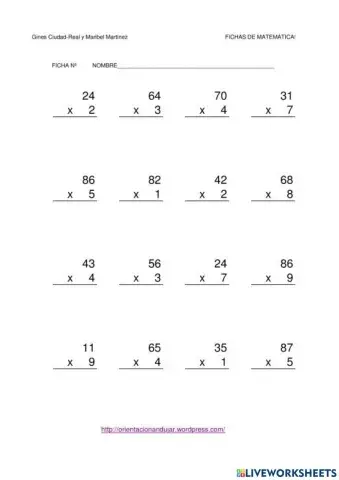 Multiplicaciones faciles