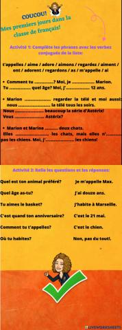 FICHE INTÉRACTIVE COUCOU FRANÇAIS - SHAILA Mª