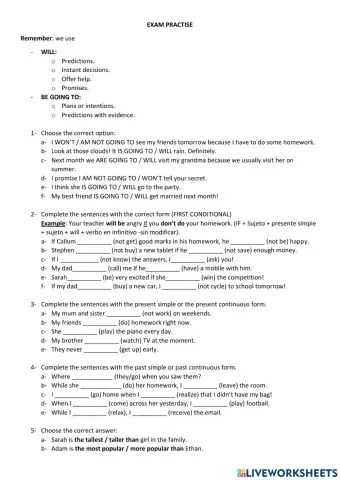 Eyes open 2 - Repaso