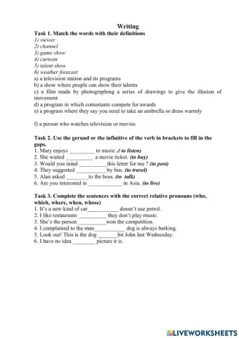 Writing Comprehension 9