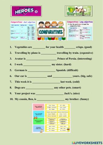 H5U3 comparative adjectives