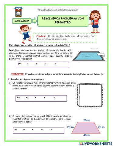 Problemas con perimetros