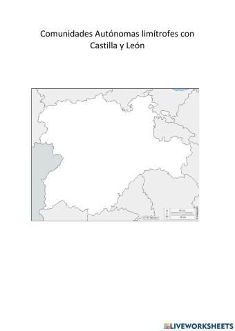CCAA limitrofes Castilla y León
