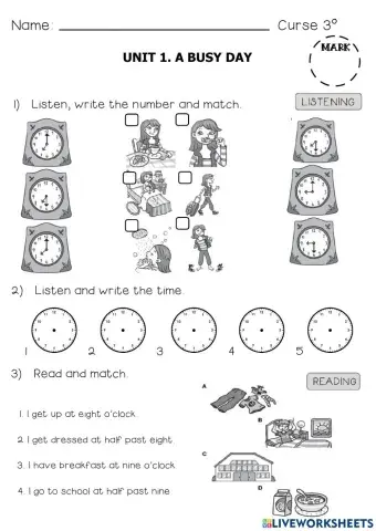 Tercero daily routine