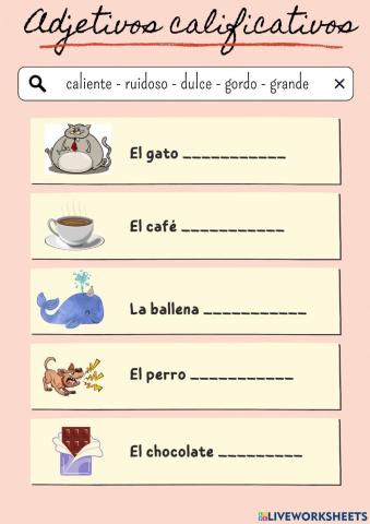 Adjetivos Calificativos
