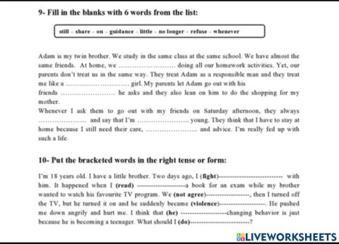 Language review part 3