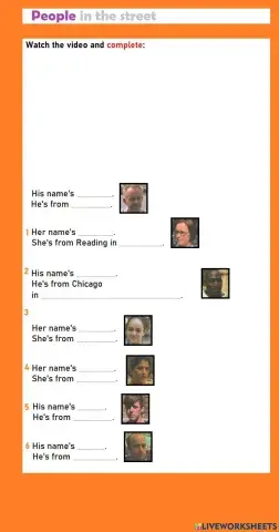 People in the street