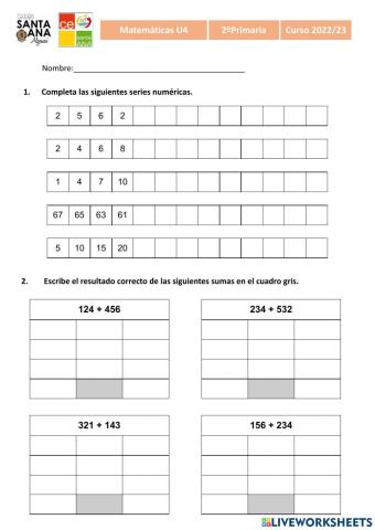 Series numéricas y sumas ABN