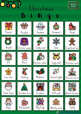Christmas Bingo