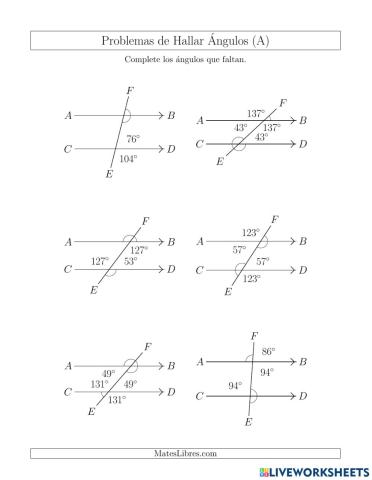 Angulos Correspondientes