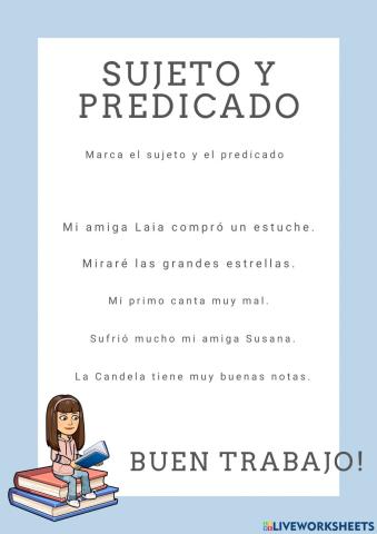 Sujeto y Predicado