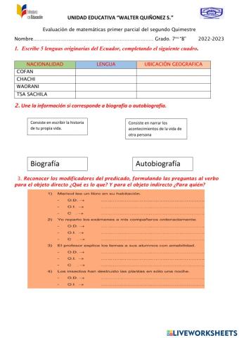 Repaso Lengua y Literatura