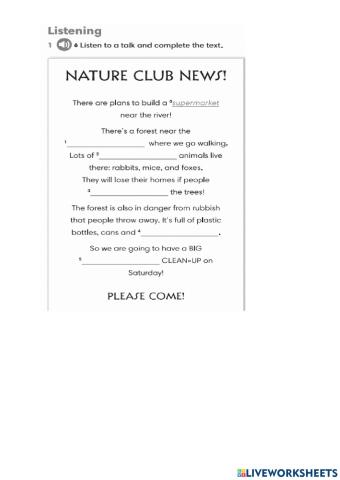 Listening and reading