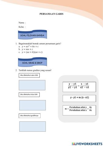 Lkpd persmaan garis
