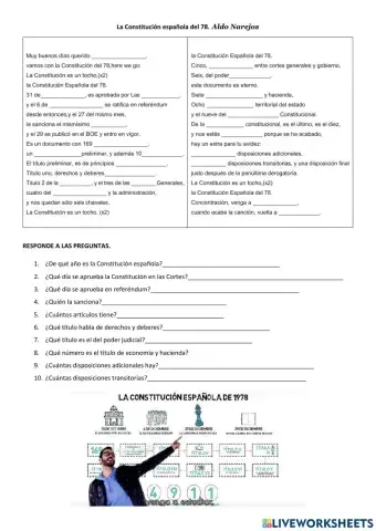 La Constitución del 78