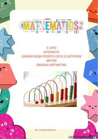 Lkpd barisan aritmatika-nuning rahayu