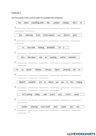 IE0, Unit 10, Language Builder, Exercise 6