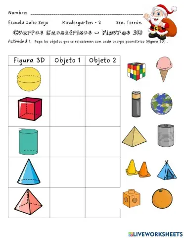 Cuerpos Geométricos (Figuras 3D)