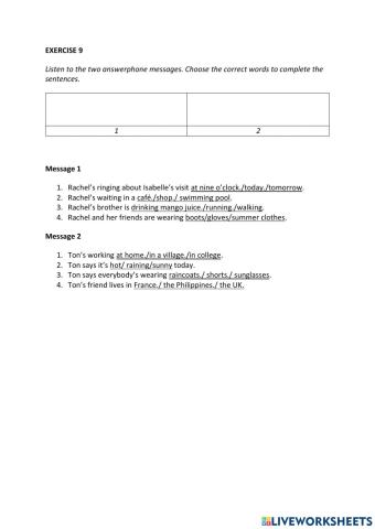 IE0, Unit 10, Language Builder, Exercise 9